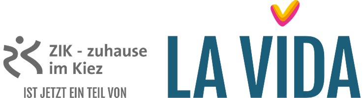 Logo: ZIK -. zuhause im Kiez und LA VIDA